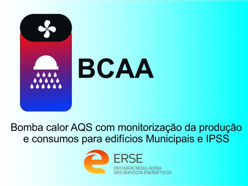 Bomba de calor AQS com monitorização da produção e consumos para Edifícios Municipais e Instituições de Cariz Social