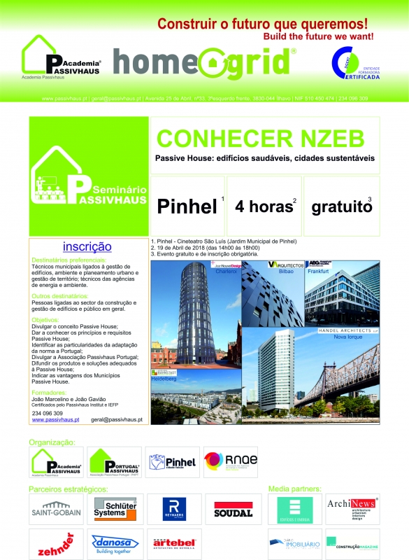 Seminário Passive House: edifícios saudáveis, cidades sustentáveis