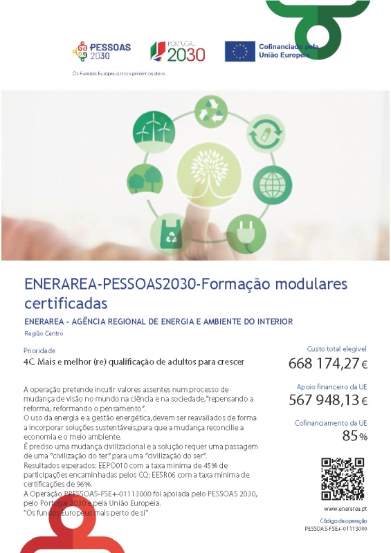 ENERAREA - PESSOAS2030 - Formação modulares certificadas